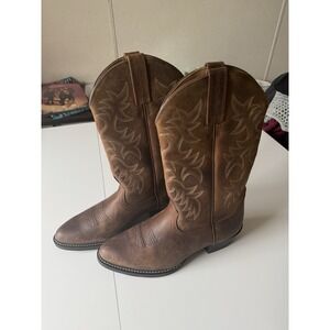 Ariat Men's‎ Heritage Brown Leather Cowboy Boots, Size 9 EE US 10002204